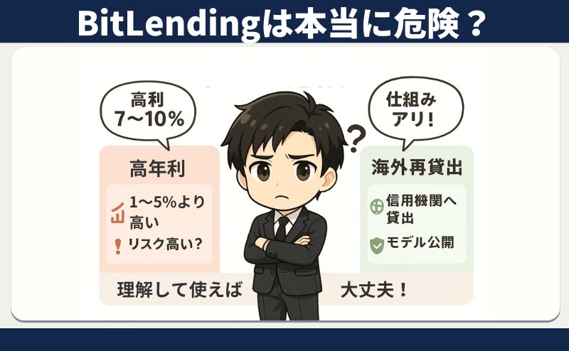 BitLending怪しい「高年利が逆に不安視」