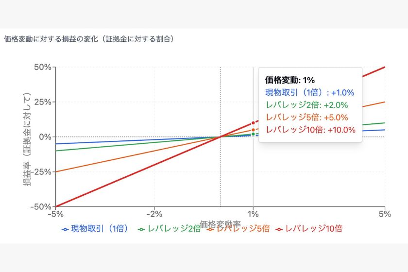 トロンの注意点「レバレッジ取引のリスク」